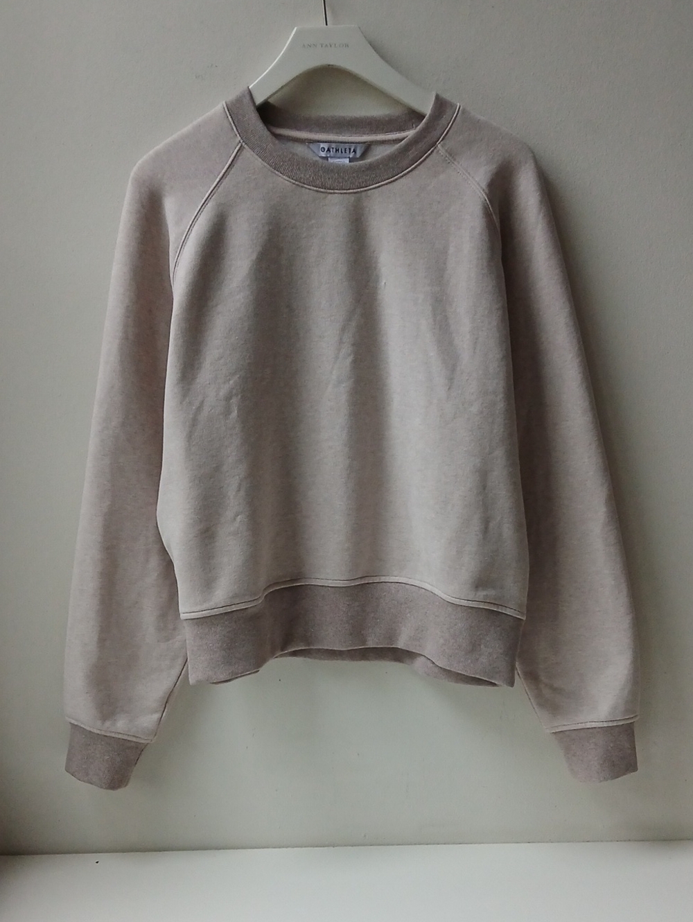Athleta Forever Fleece Relaxed Crewneck Sweatshirt Women's Medium